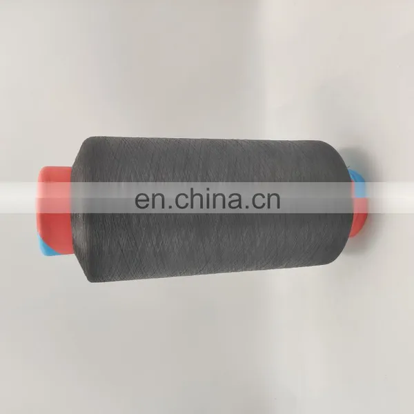 Environment Protection GRS Dyed Black SD DTY 300D/96F AA Grade NYLON Filament Yarn Dty 300/96 Black photo-5