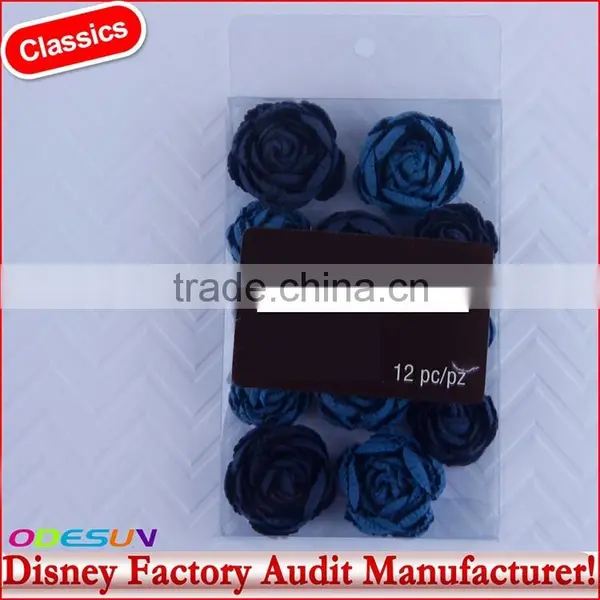 Disney Universal NBCU FAMA BSCI GSV Carrefour Factory Audit Manufacturer 1" Paper Flowers 6 Pack photo-2