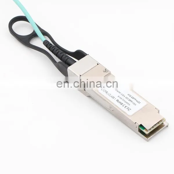 3m AOC QSFP+ to QSFP+ OM3 Cable 40G QSFP+ Active Optical Cable photo-3