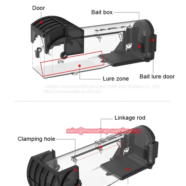 Indoor Humane Live Catch High Sensitive Rat Rodent Control Mouse Trap Cage photo-4