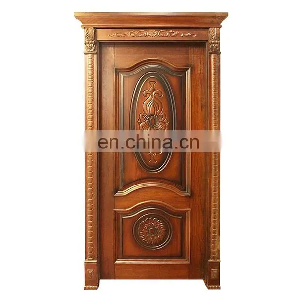 Antique Carved Main Doors Crown Frame Carving Design