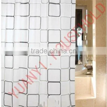 Bright-colored Shower Curtain Shower Curtain Track