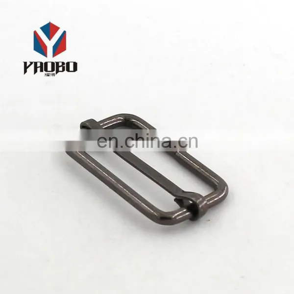 China Wholesale Metal D Ring O Ring Adjustable Center Bar Buckle Slide Metal Buckle For Belt photo-5