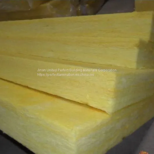 Fire Resistant Glass Wool Board Sound Absorption Fiberglass Insulation Board for HVAC Construction