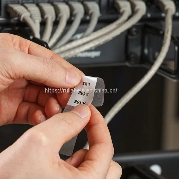 Rotating Cable Wire Labels Self Laminating Rotating Labels photo-2