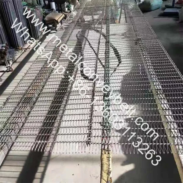 Washing Machine Stainless Steel Chain Wire Mesh Belt Food Metal Conveyor Belt photo-2