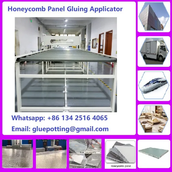 Fully Automatic Glue Spraying Machine for Honeycomb Panel PVC Sandwich Panels photo-2