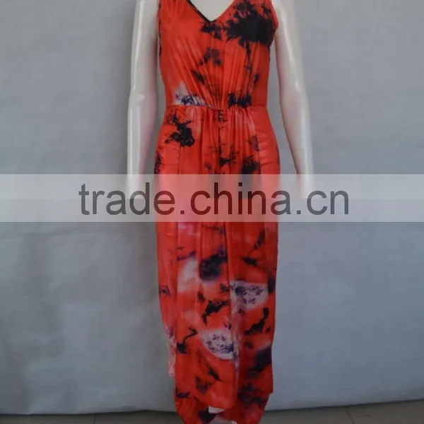 Fashion Dress Sexy V Collar Dress Sleeveless Evening Dress photo-2