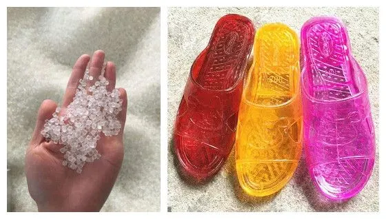 Hardness Shore a 55 60 65 70 75 Transparent Crystal Pvc Compound Pvc Granules for Shoes Sole Sandals photo-3