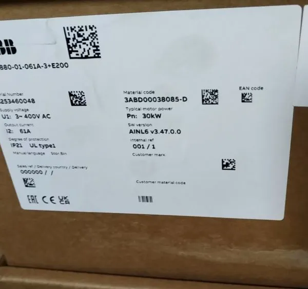 Long-term Supply of ACS880 Series ACS880-01-061A-3 E200 Frequency photo-2