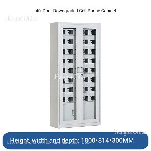 Commercial Phone Charging Station With Ventilation System - Secure Mobile Device Locker for Public Places Banks photo-3