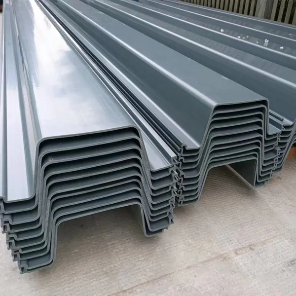 Plastic Sheet Pile U Type Seawall Retaining Wall PVC Sheet Pile Vinyl Sheet Piling for Water Control Solution photo-4