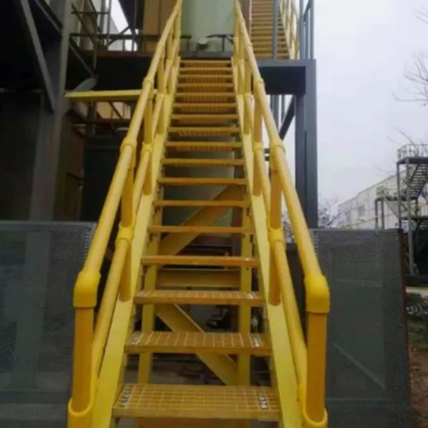 Complete FRP Stair & Platform, Anti-Slip & Corrosion Resistant, Insulated Platform for Power & Chemical photo-2