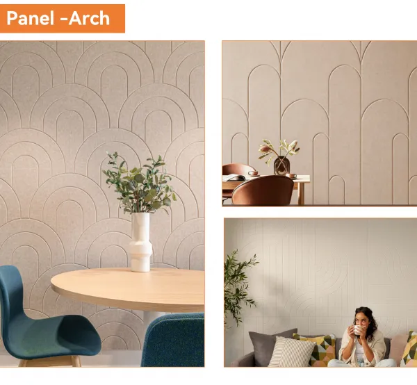 Soundproof Acoustic Wall Panel for Interior Decoration Felt Acoustic Wall Panels photo-2