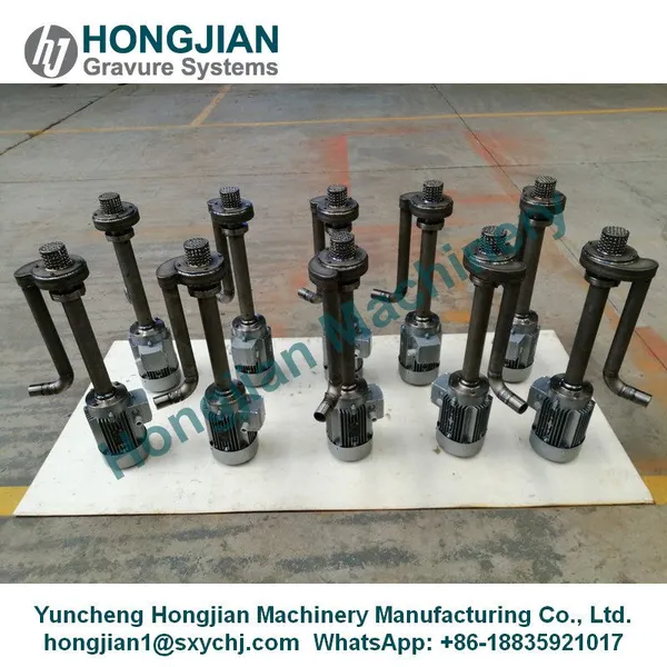 Titanium Pump for Gravure Cylinder Plating Bath Electrolyte Pump for Copper Chrome Tank photo-2