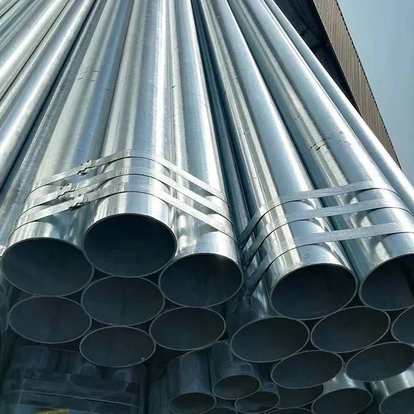 Cheap Factory Price Erw Welding Hot Dipped Galvanized Round Steel Pipes photo-1