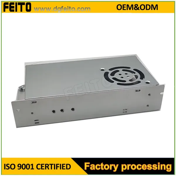100W Sheet Metal LED Light Switching Power Supply Housing Air Vent Aluminum Alloy Case Shell Heat Dissipation External Iron Box