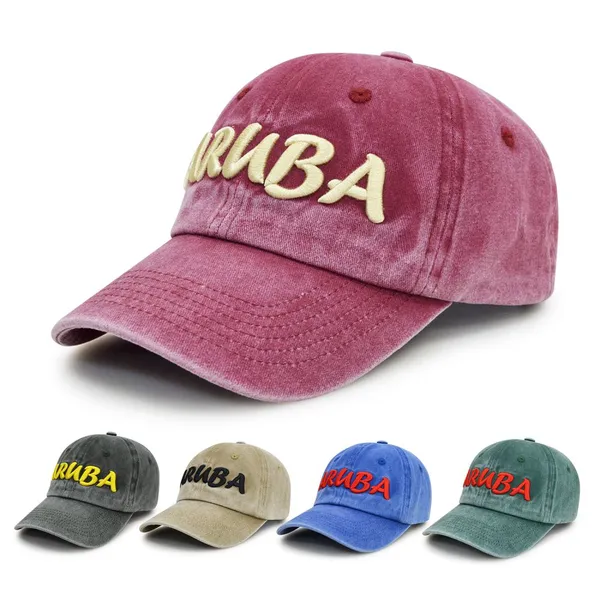 Vintage Water-Washed Baseball Cap for Active Sports Lovers