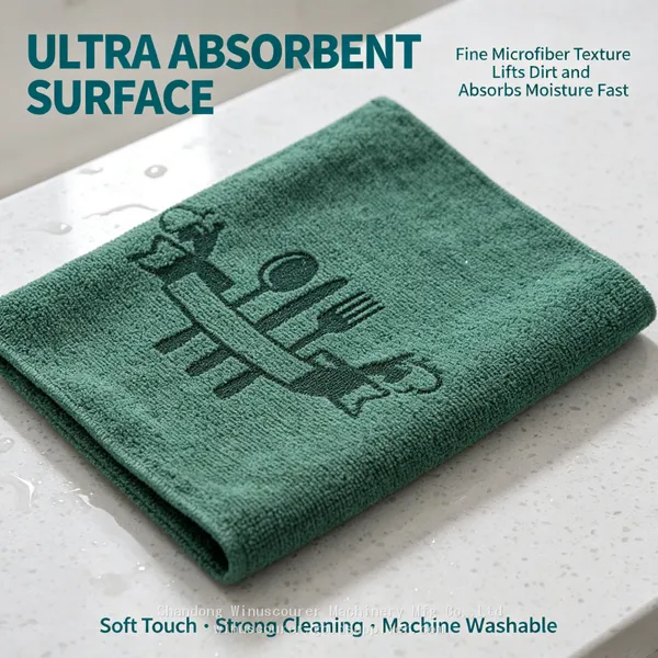 Thick Microfiber Towels Multi‑Purpose Cleaning Rags Lint‑Free Machine Washable for Household Auto Detailing photo-3