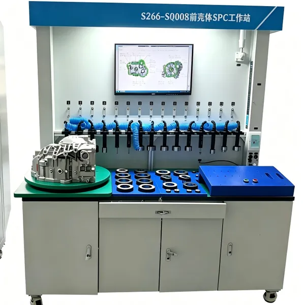 10 Channel SPC Workstation Digital Measuring Module Cpk Tolerance Control Gauging System IP55 for Factory Production Line
