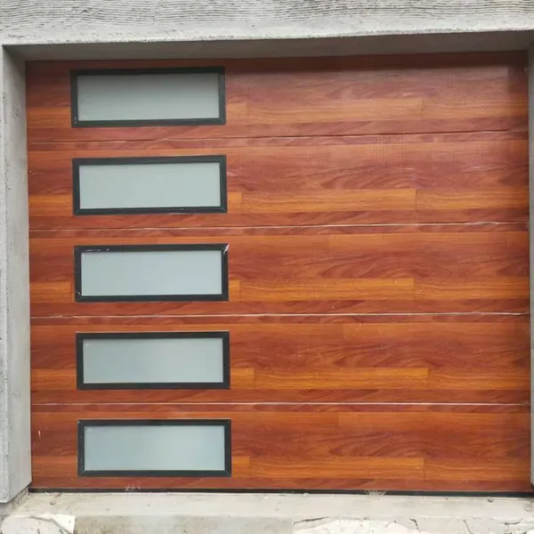 Modern Aluminum Garage Door With Elegant Design, Strong Security and Automatic Opening Solution