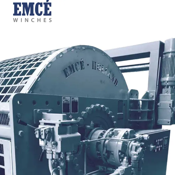 EMCE Winch RCV3 pendant  pilot lines in stainless steel braided hose