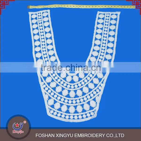 Factory Direct Sale Fashion New Design Women Cotton Appliques U Shape Lace Collar photo-2