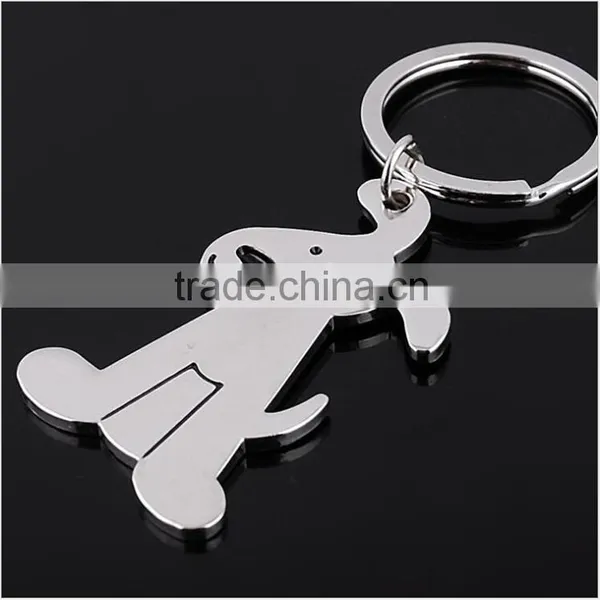 Manufacturers Supply Key Ring Genuine Creative Personality Smooth Dog Keychain photo-2