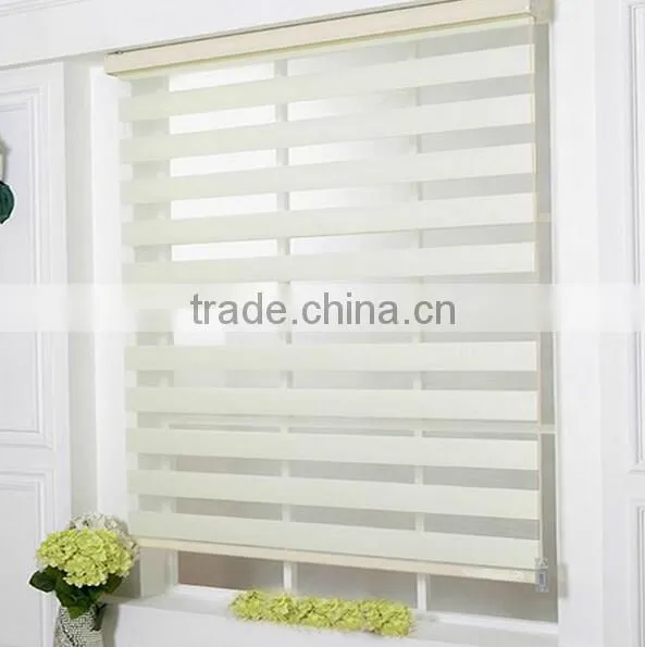 Double Curtain Material Zebra Blind Fabric Roller Blinds Curtain for the Living Room