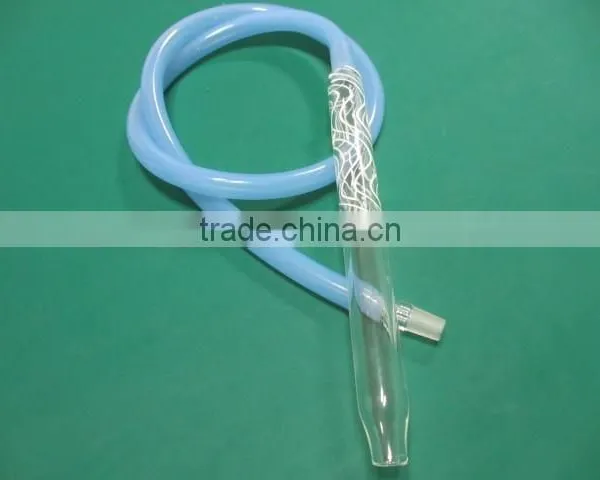 Beautiful Glass Hookah Shisha Hose With Mouthtip FDA/LFGB Certificate photo-3