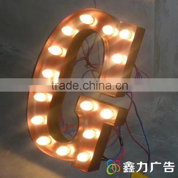 Customized High Quality Direct Factory of Metal Vintage Marquee Lights photo-2