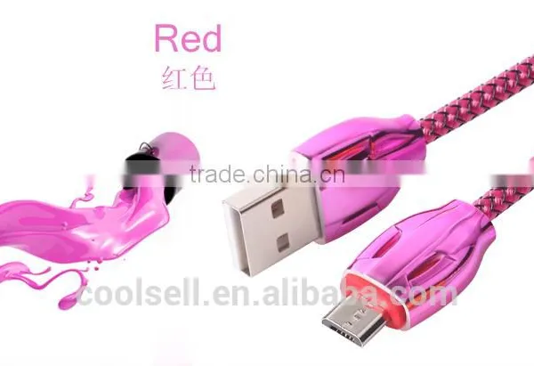 Coolsell Cool Laser Snake USB Charger Data Sync Cable For IPhone 6 Cable Samsung Micro USB Cable photo-4