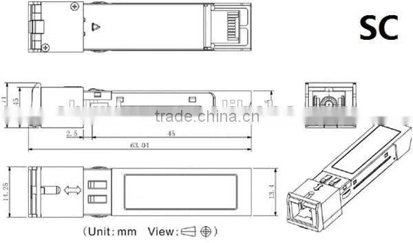 Chinese Optical Transceiver Factory Simplex SC Single Mode 20km 1.25G BiDi SFP photo-5