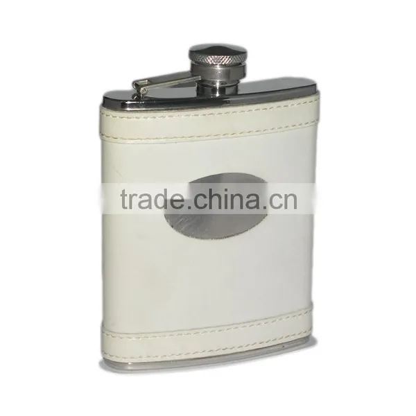 Wine Goblet Stainless Steel Leather Hip Flask Gifts Wedding photo-2