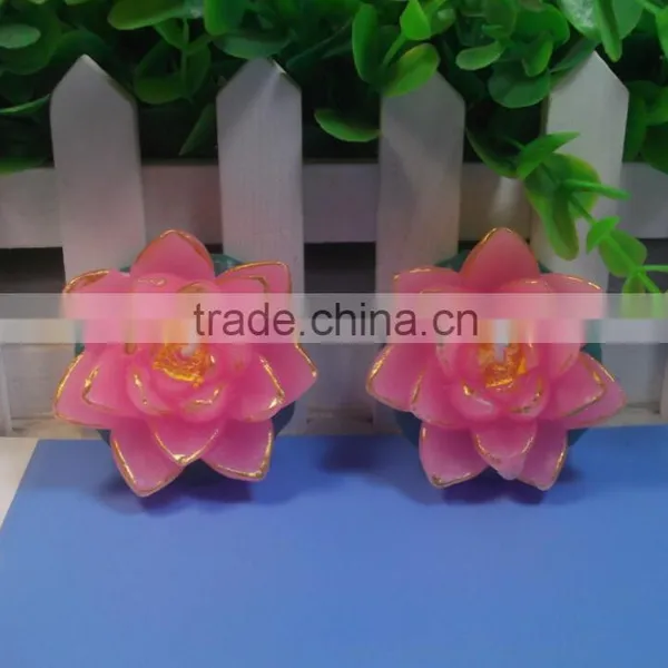 China Import Items Cheap Lotus Flower Candle For Decor Home photo-6