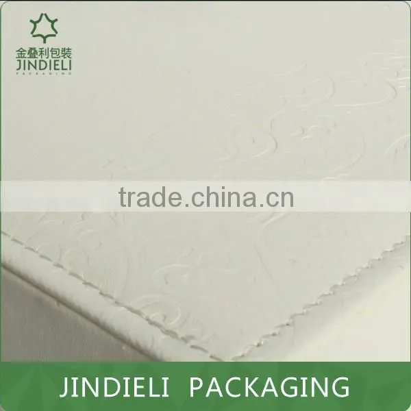 Hot Stamping Decorative White Cosmetic Gift Box Packaging photo-6