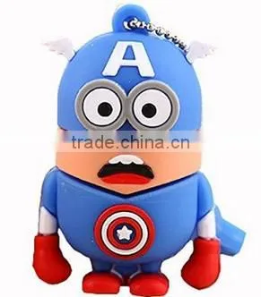 Wholesale Eco-friendly Superhero Usb Flash Drive 2GB,4GB,8GB,16GB,32GB,64GB