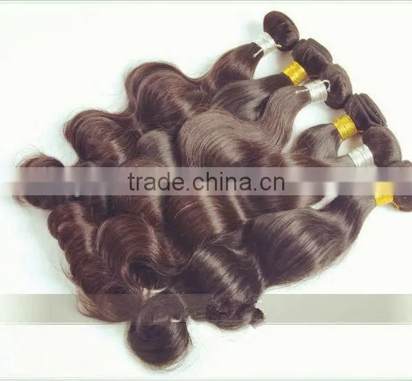 Wholesale Hair Brazilian Virgin Hair Machine Har Weft Hair Extension Express photo-3