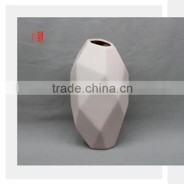 Color Clay Porcelain Geometric Shape Decoration Mini Flower Vase photo-5