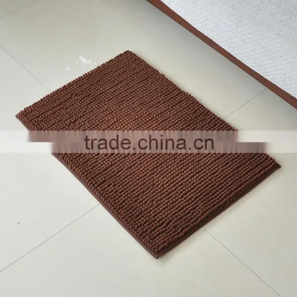 Chenille Short Pile Door Mat With Anti Slip Base photo-4