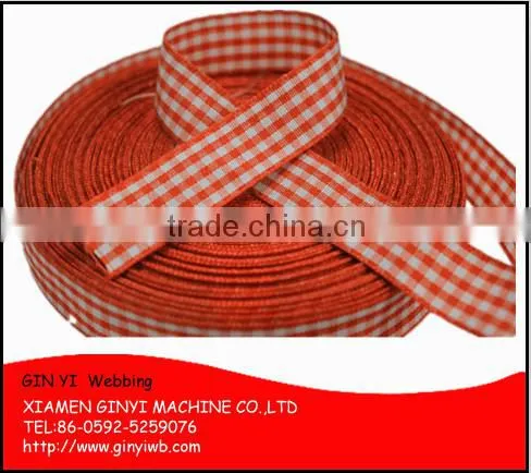 Polyester Decorative Grid Ribbon/tartan Ribbon/check Ribbon photo-4