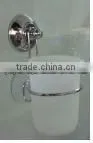 bathroom metal twist & fix tumbler & holder