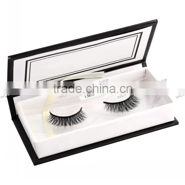 Real Mink False Eyelash With Private Labeling Siberian Mink Fur Strip Eyelash photo-3
