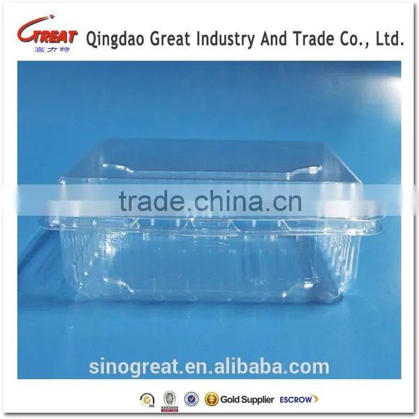 Perforated Custom Clamshell Fruit Packaging Container photo-4