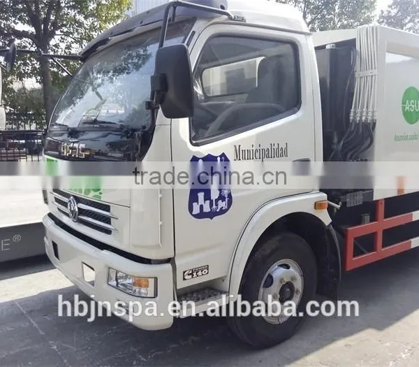 Export to Sorth America 140HP Garbage Compactor Truck Dongfeng photo-6