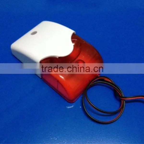 New12V Wired Indoor LED Flashing Warning Strobe Siren Sound Fire Alarm Quality Choice photo-3