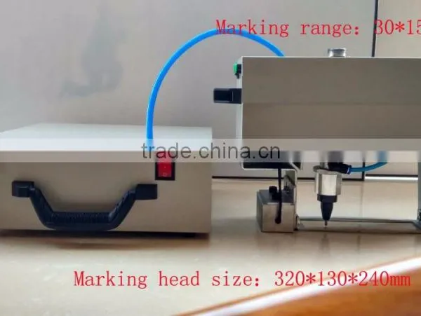 Pneumatic Portable Chassis Numbering Machine Dot Peen Marking Machine photo-3
