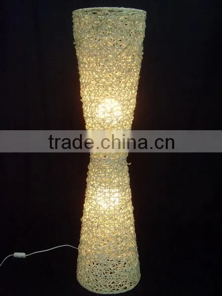 Modern Style Natural Cane Floor Lamp/lights With On/off Switch photo-5