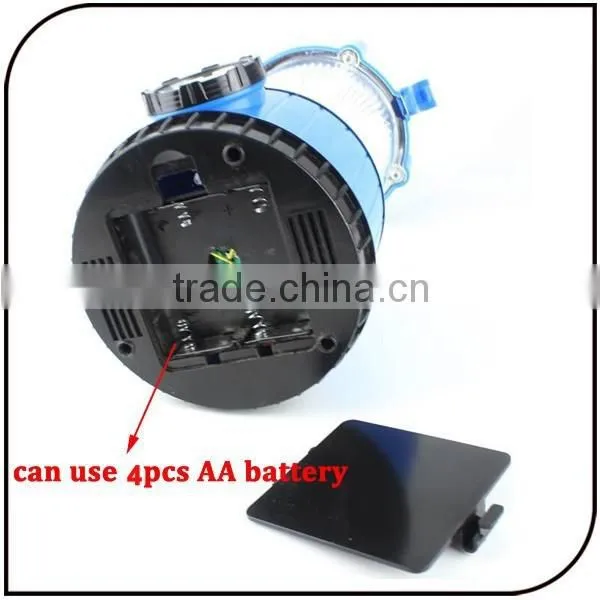 Solar Powered 11+1 Led Plastic Two Modes Power Bank Function Solar Camping Light With USB Port photo-4