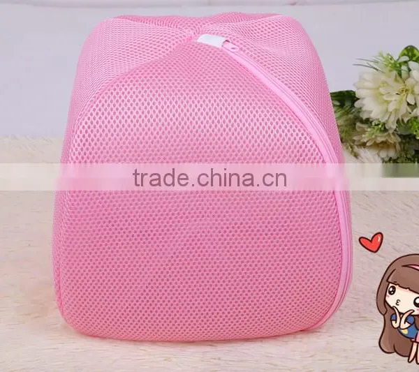 YIWU RODA 100% Polyester New Style of Pure Color Sandwich Washing Bag photo-2